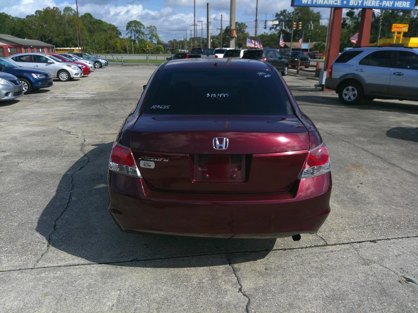 2008 BURGUNDY HONDA ACCORD (1HGCP26878A) , located at 10405 Abercorn Street, Savannah, GA, 31419, (912) 921-8965, 31.988262, -81.131760 - Photo#3